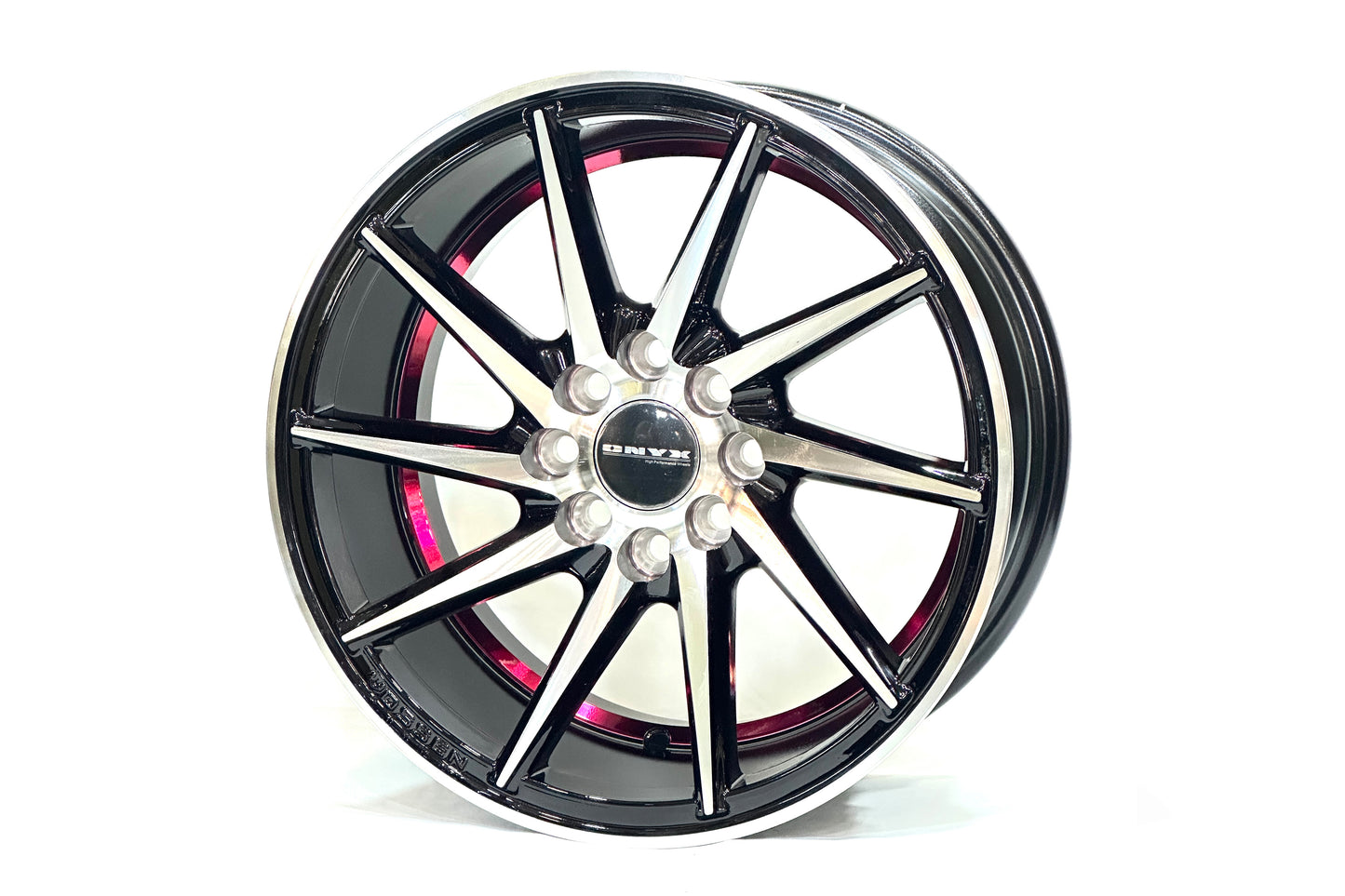 Onyx 15 inch 8 hole Spiral Multi Spoke