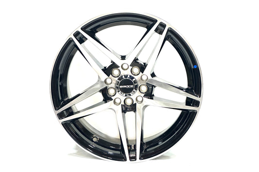 Onyx 16 inch 10 hole Diamond Cut Dual 5 Spokes