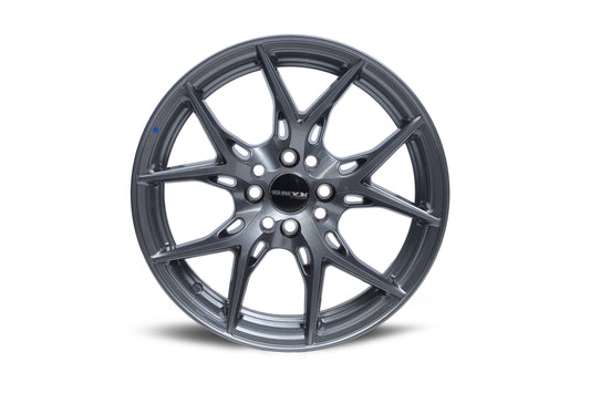 Onyx 02 16 inch 8 Hole Clear Gunmetal