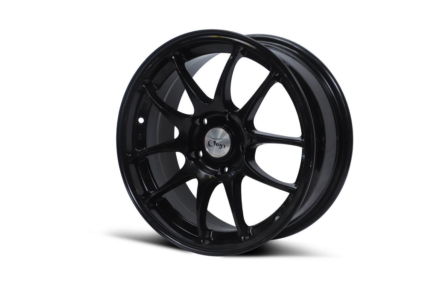 Onyx 16 inch 5 hole Black Sleek Spoke