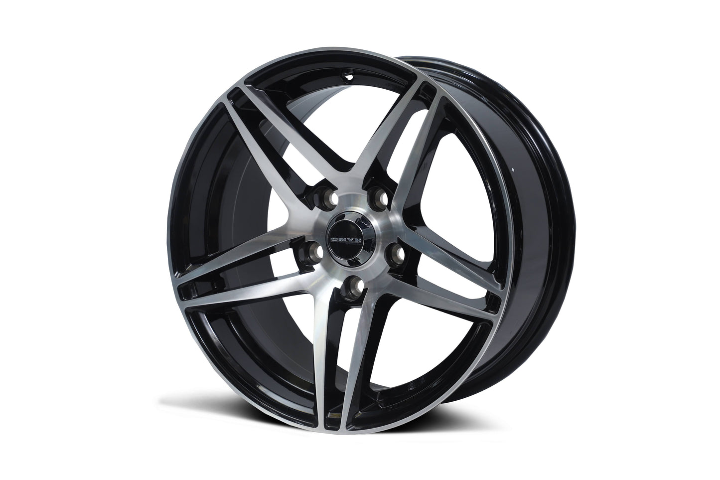 Onyx 16 inch 5 hole Dual Silver Black
