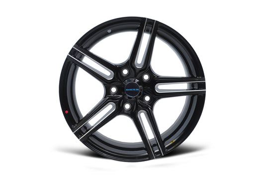 Onyx 16 inch 5 hole Dual Spoke Gloss Black