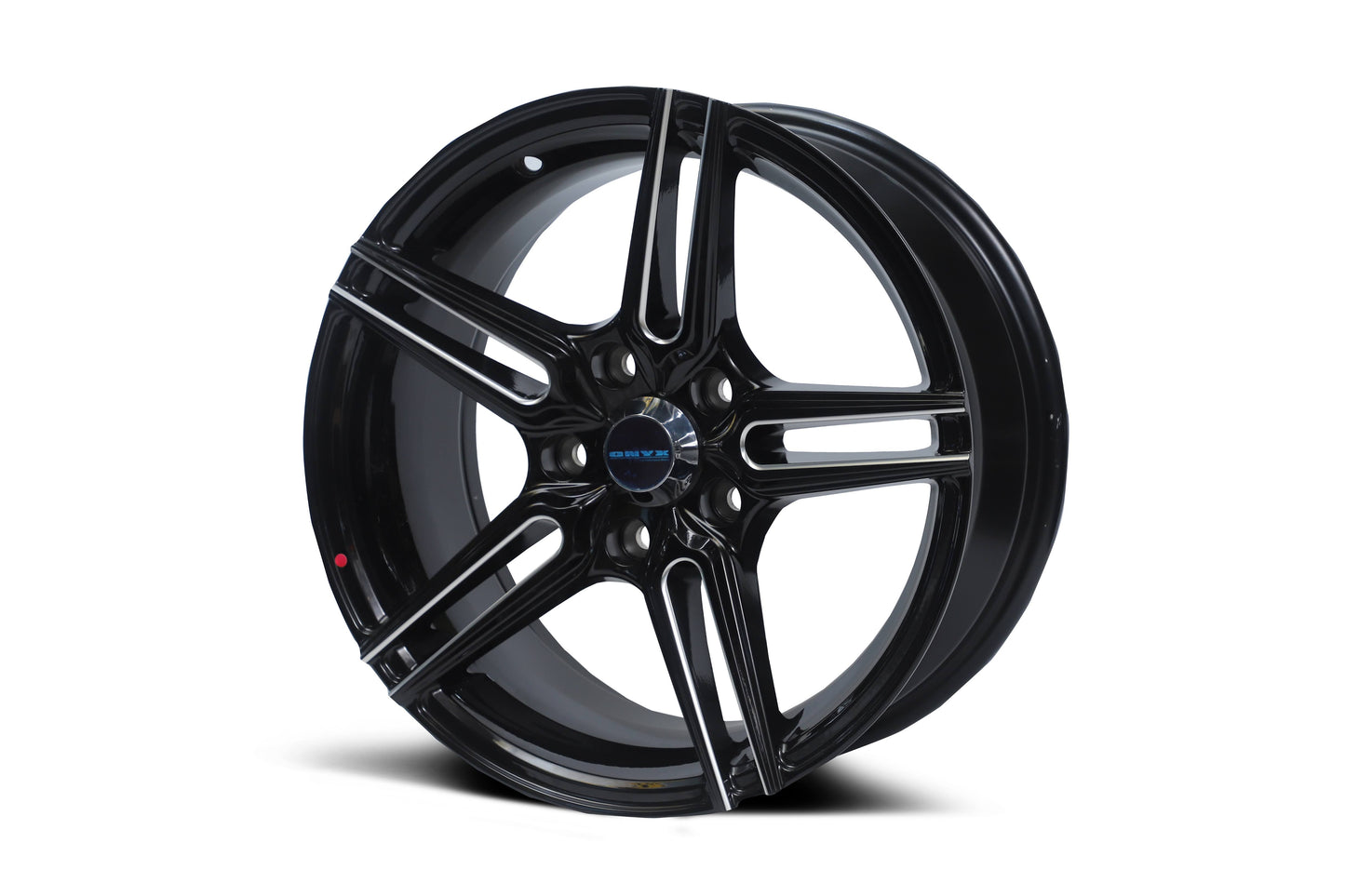 Onyx 16 inch 5 hole Dual Spoke Gloss Black