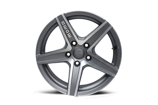 Momo 16 inch 5 hole Matte Gun Metal