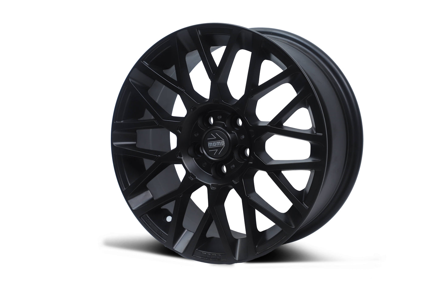 Momo 16 inch 5 hole Deep Black Mechanics