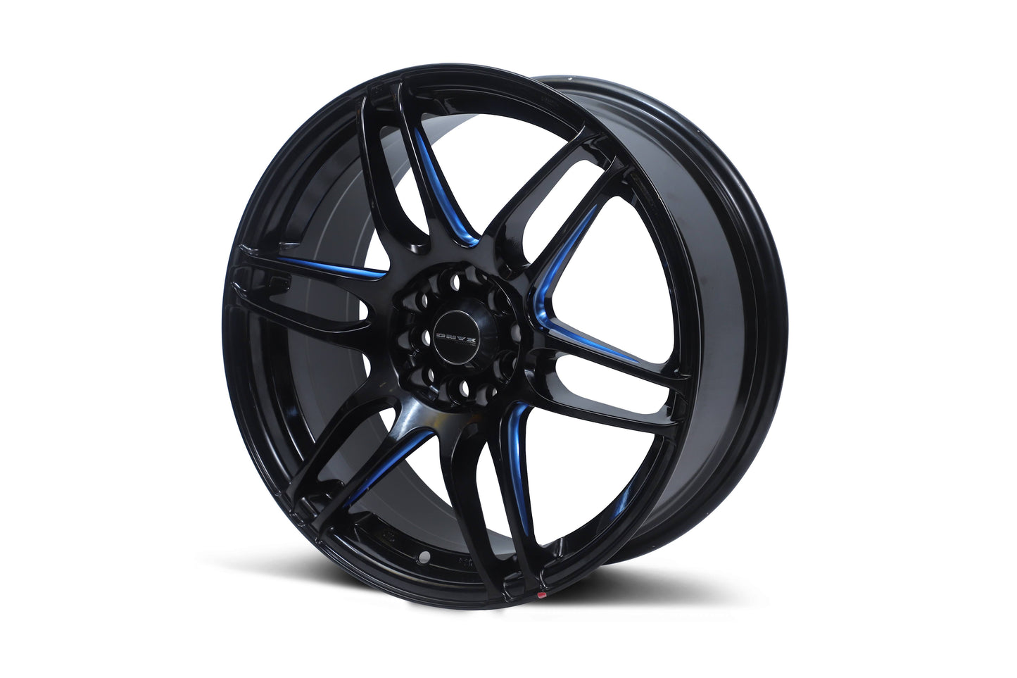 Onyx 17 Inch 114 PCD Blue Accent