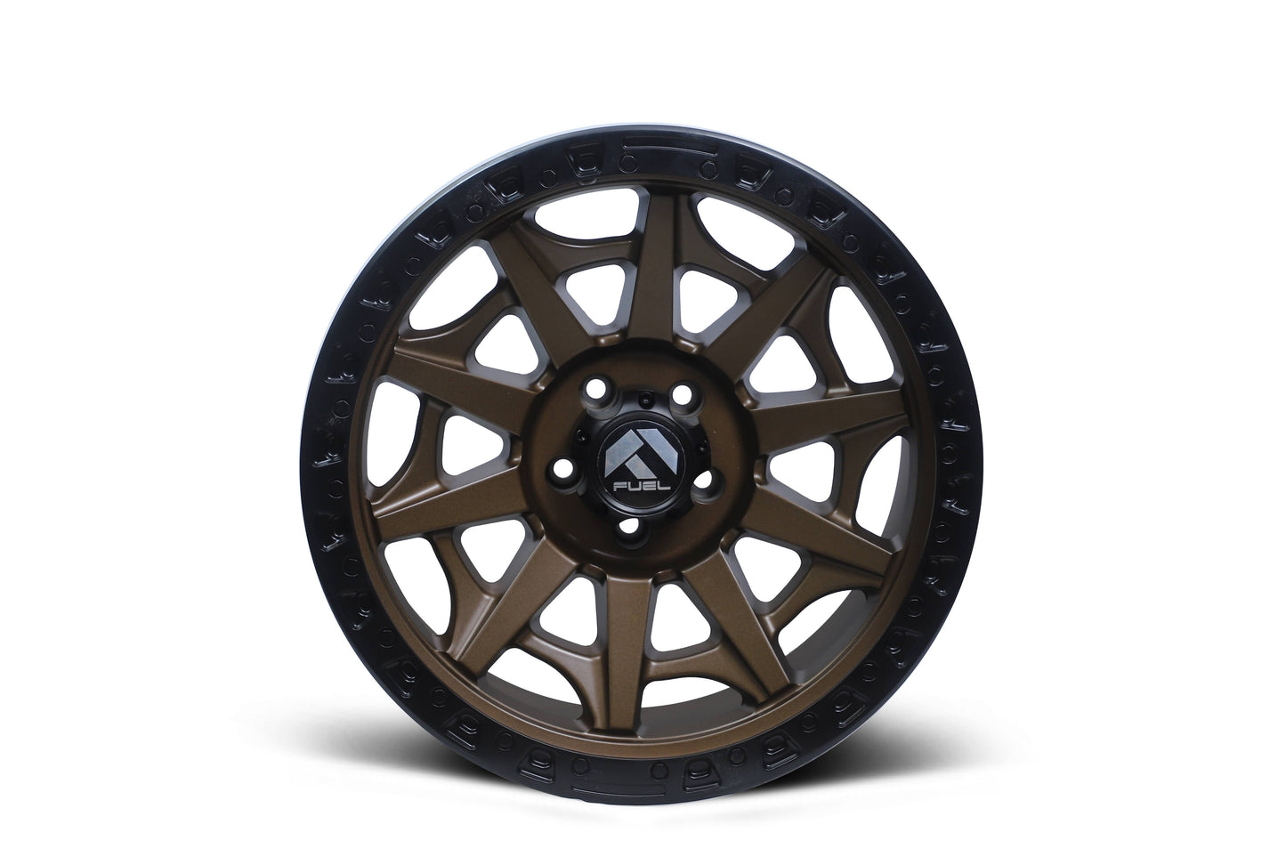 Fuel 18 inch 5 hole 114 PCD Dark Brown