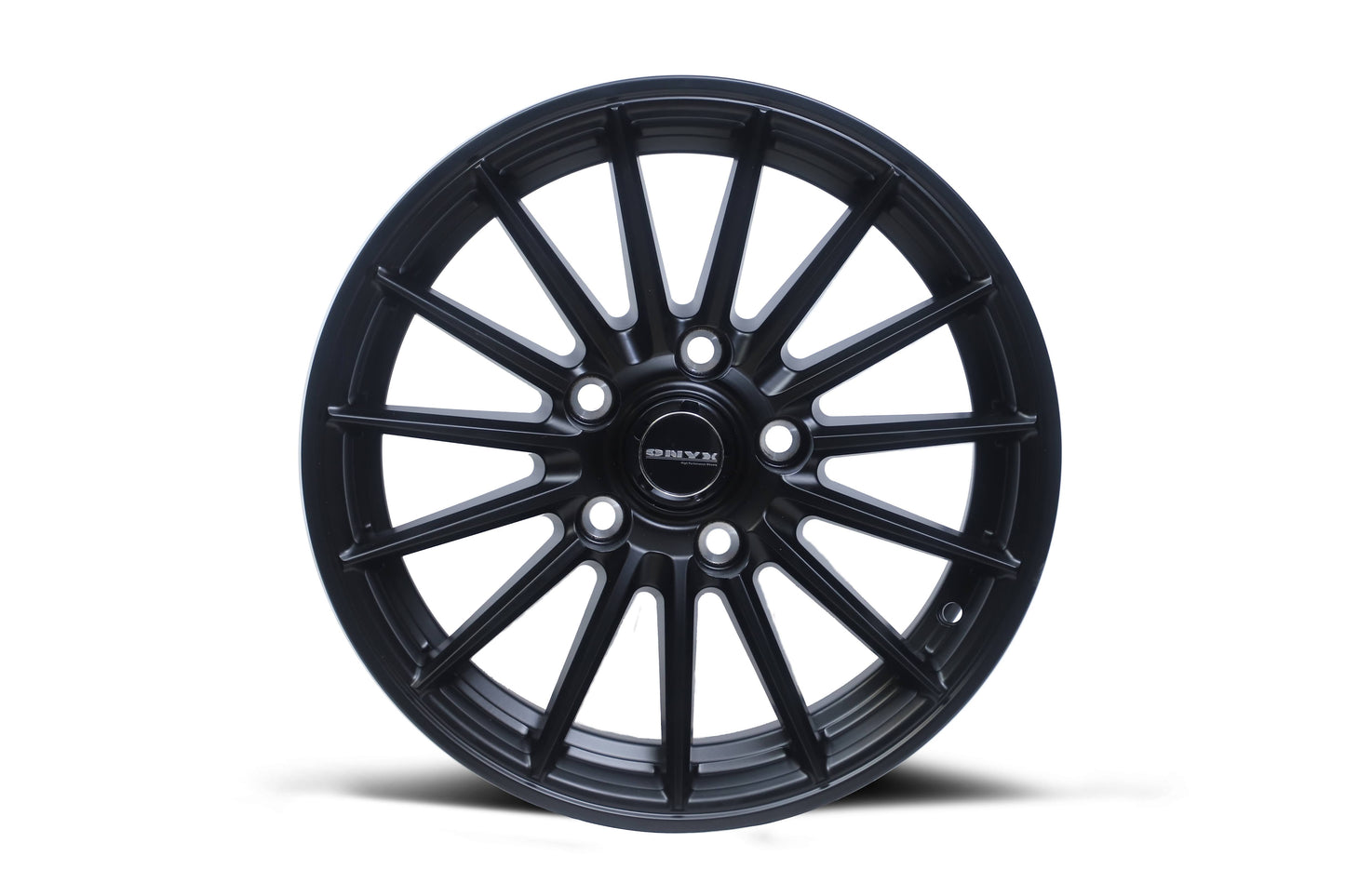 Onyx 03 15 inch 5 hole Multi Spoke Matte Black