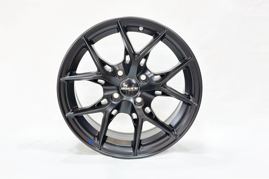 Onyx 02 16 Inch 4 Hole Matte Black 100 PCD