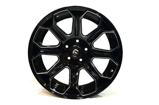 Fuel 18 inch 5 hole Deep Black Claw Style