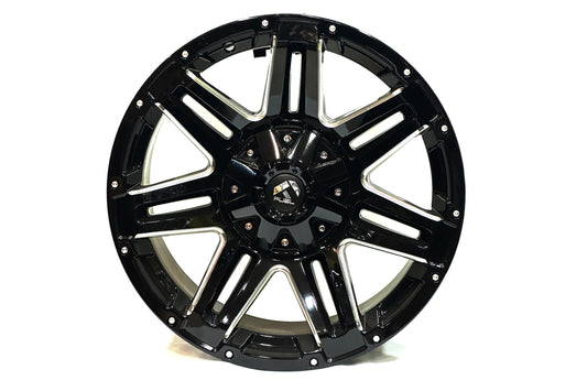 Fuel 18 inch 5 hole Dual Diamond Cut 7 Spokes