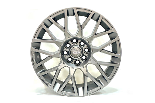 Momo 16 inch 8 Hole Gun Metal Angled Spoke