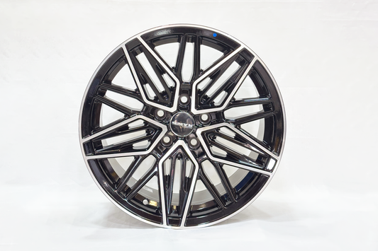 Onyx 06 17 Inch 5 Hole Black Diamond Cut 114 PCD