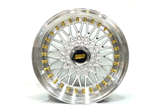 BBS 16 inch 8 Hole Silver Chrome Retro