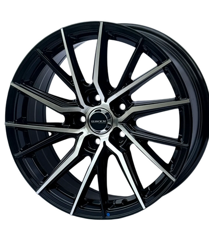 Onyx 07 17 Inch 5 Hole black diamond cut 100 pcd