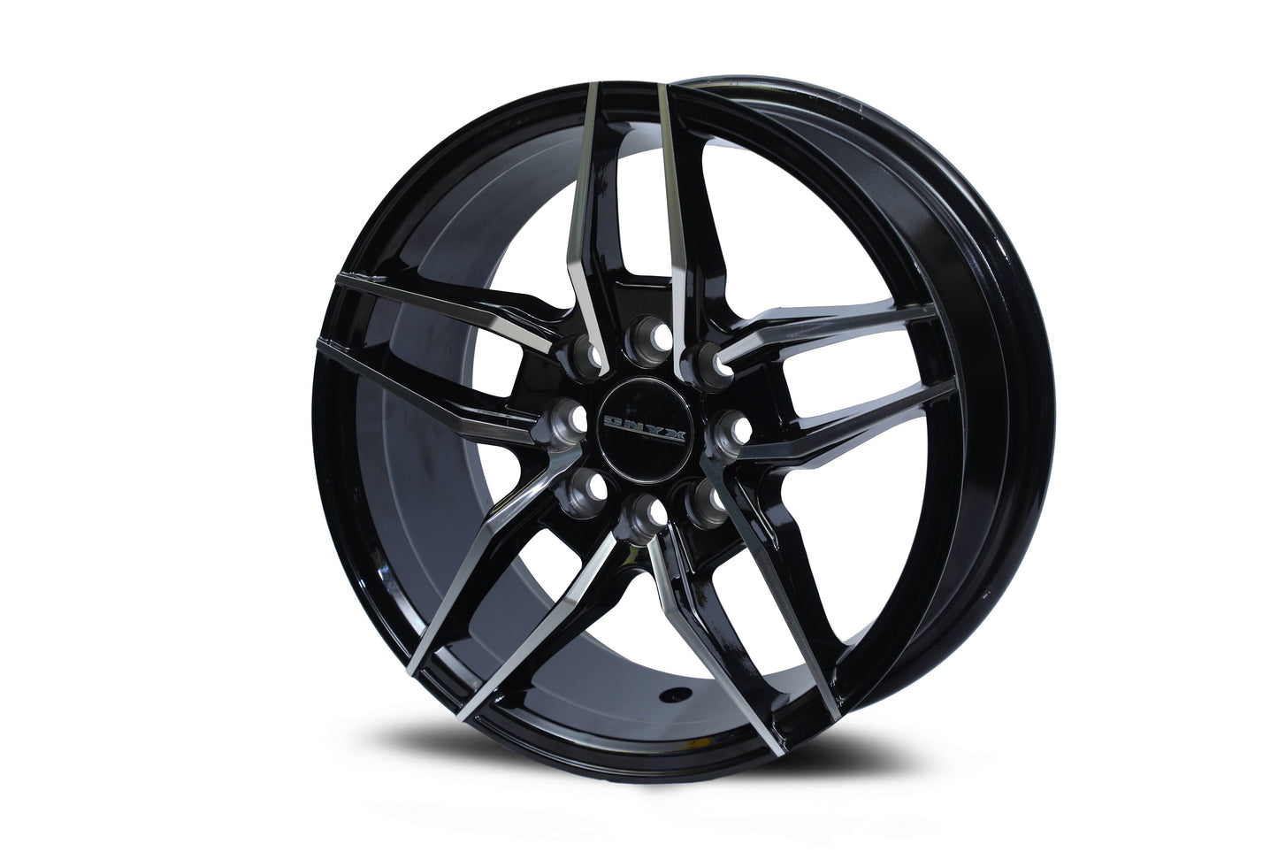 Onyx 14 inch Diamond Cut Black Wide Spoke