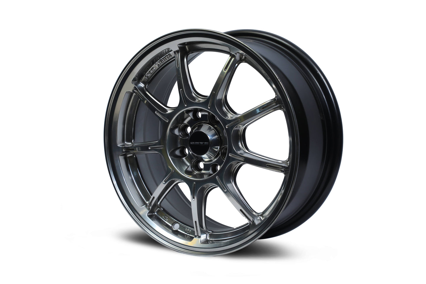 Onyx 14 inch 8 spoke Gloss Hyper Silver