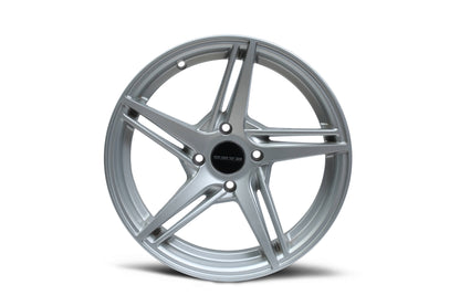 Onyx 15 inch 4 hole White Silver 5 Spoke