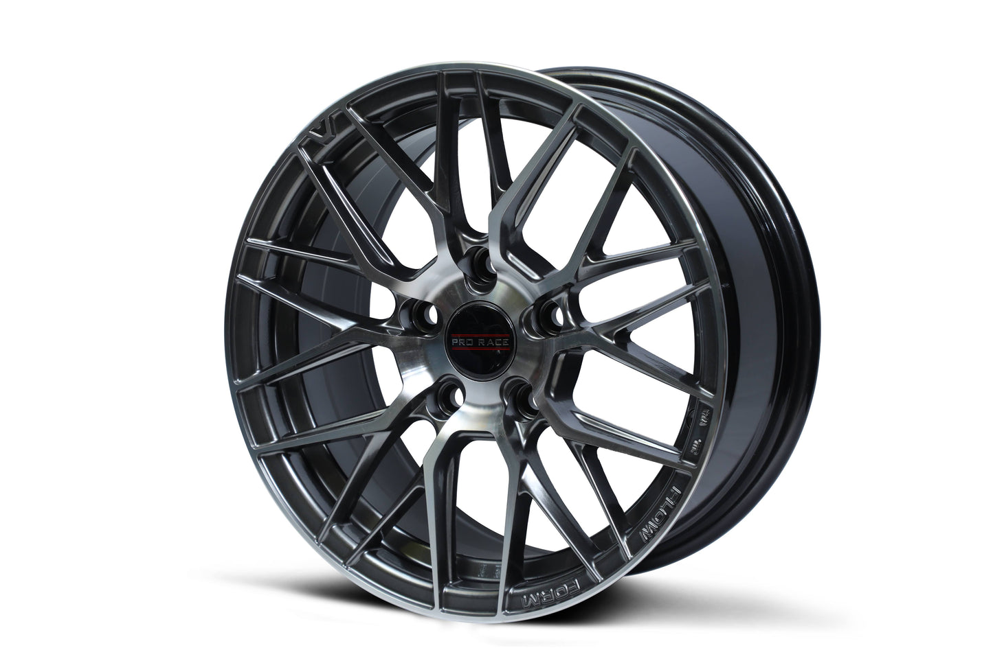 Pro Race 15 inch 5 hole Diamond Cut Grey