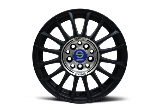 Sparco 15 inch 10 hole Matte Black Multispoke