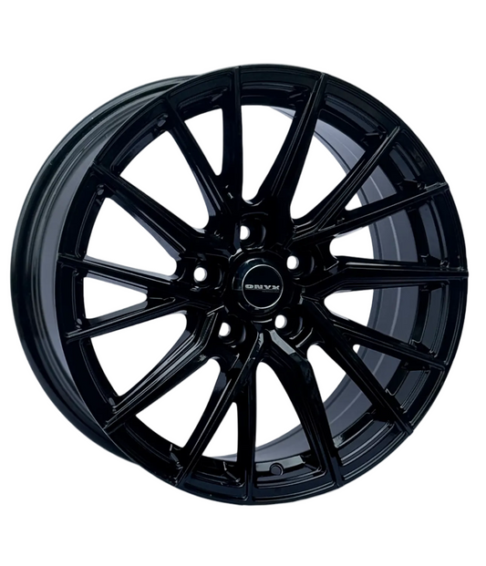 Onyx 07 16 Inch 5 Hole gloss Black 100 PCD